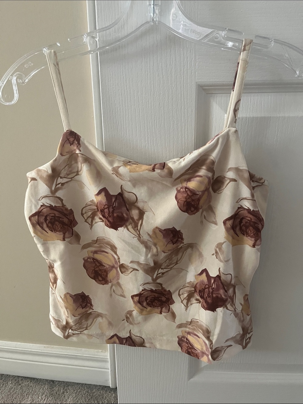 Cream Floral Print